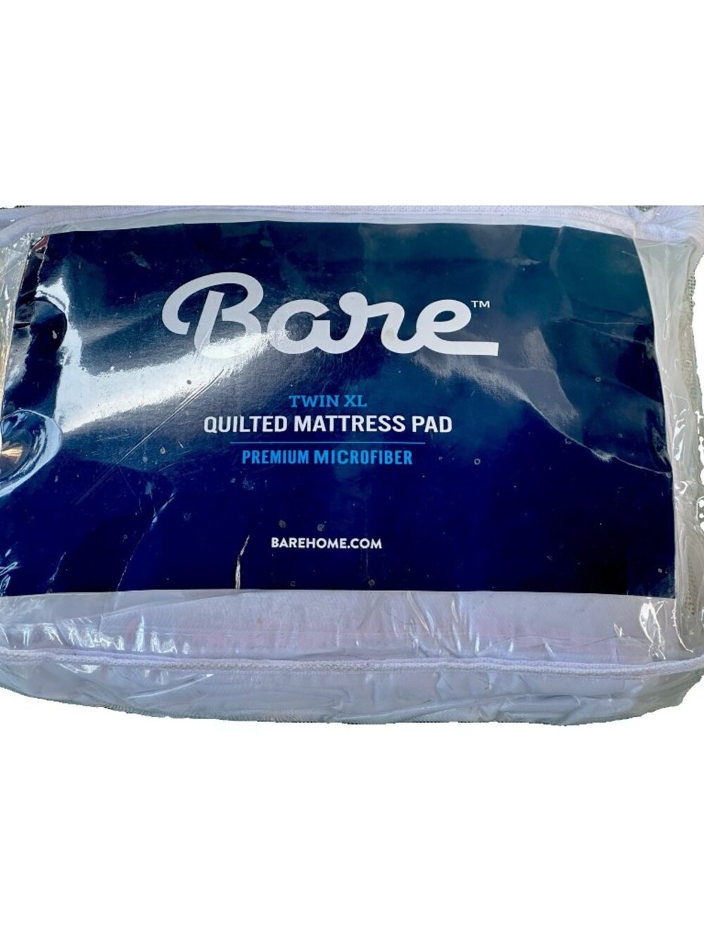 BARE HOME-TWIN XL Quilted Mattress Pad  TXL-PREMIUM MICROFIBER New College Dorn